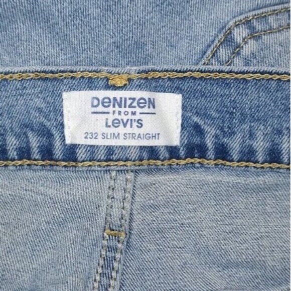 Denizen From Levi's Men's Blue Jeans 38x30 Slim Straight - Picture 4 of 6
